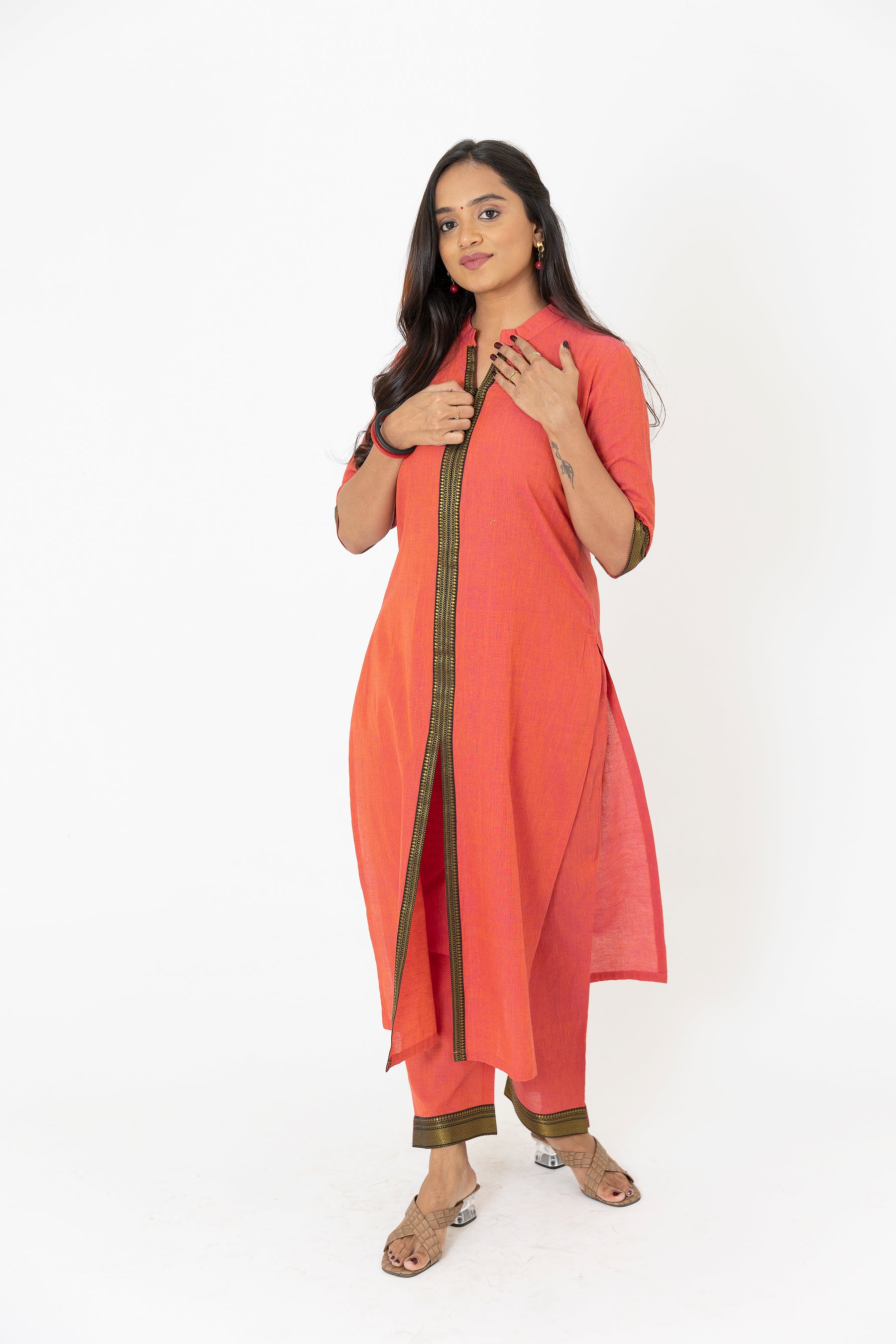 Terracotta Suit Set - Maternity Wear