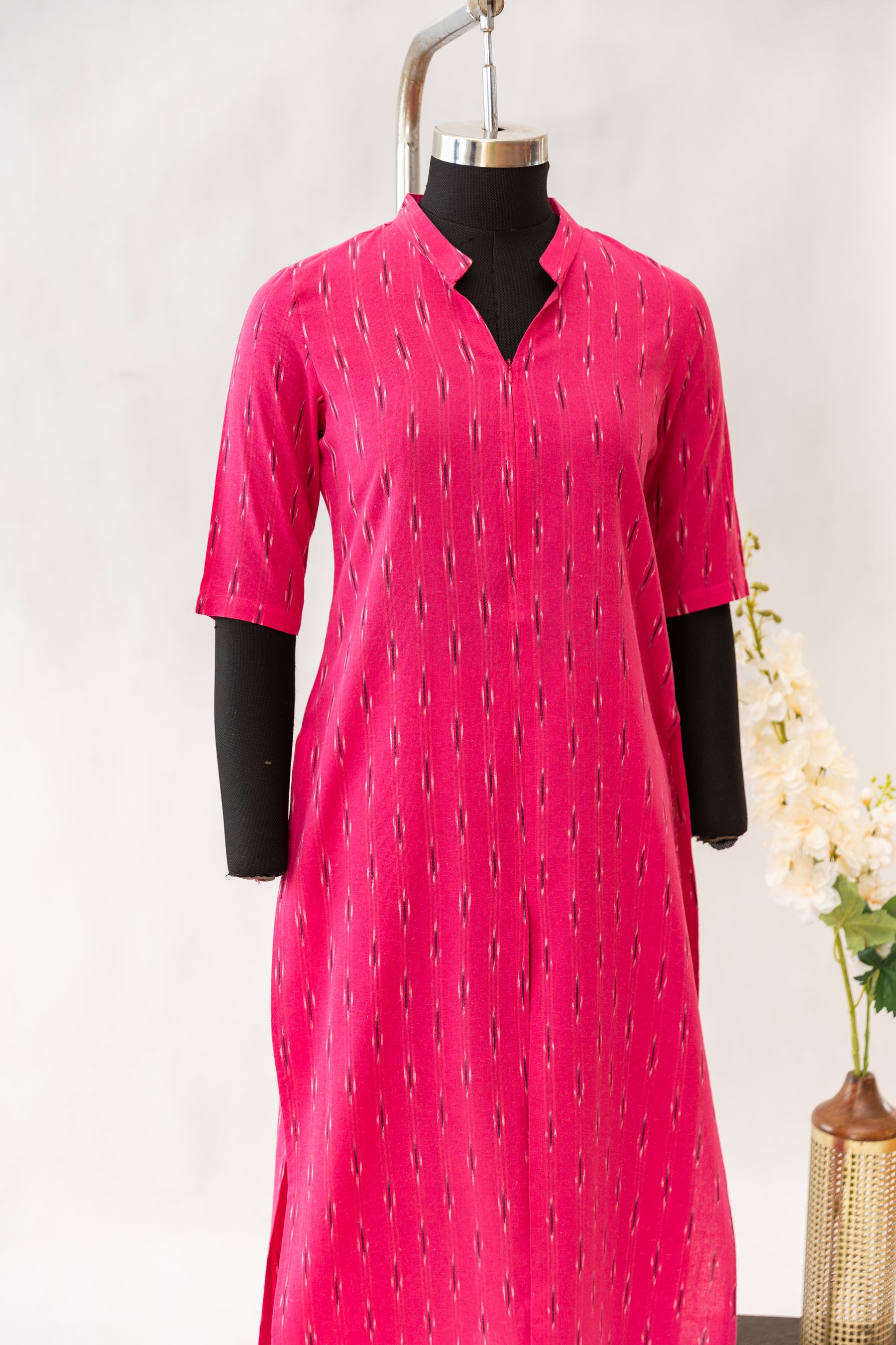 Pink Ikat Suit Set - Maternity Wear