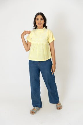 Yellow Smock Top