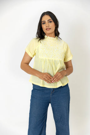 Yellow Smock Top