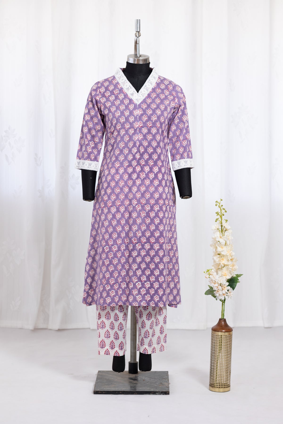 Lavender Suit Set -Maternity Wear