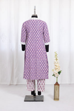 Lavender Suit Set -Maternity Wear