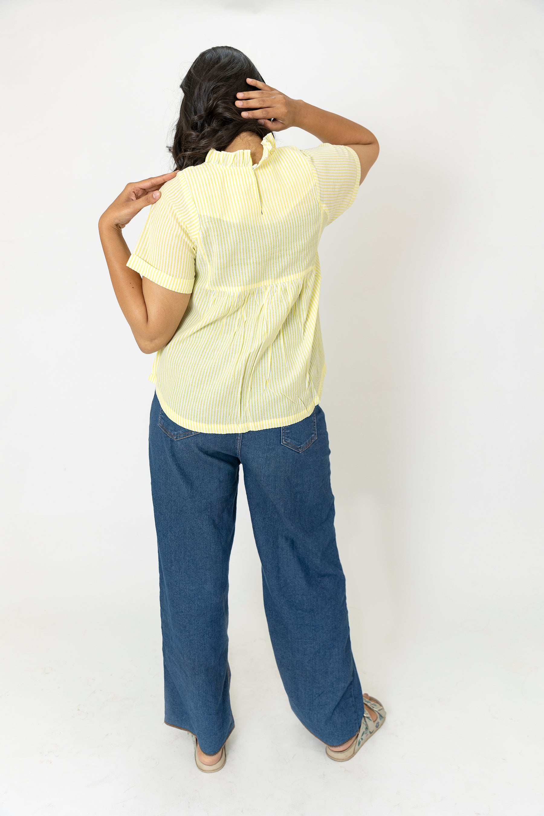 Yellow Smock Top