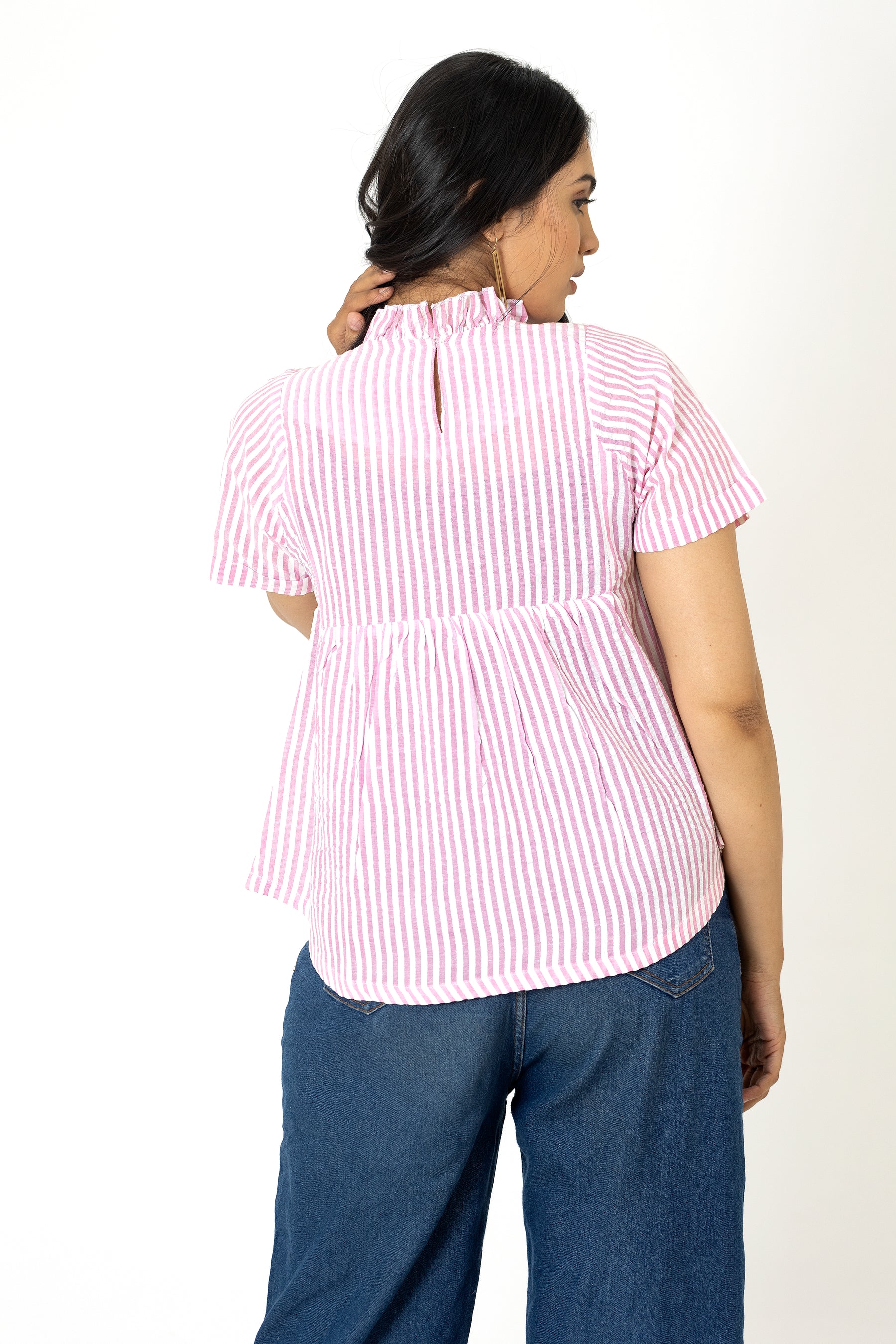 Pink Smock Top