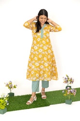 Yellow Kota Suit Set