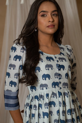 Elephant Print Dress