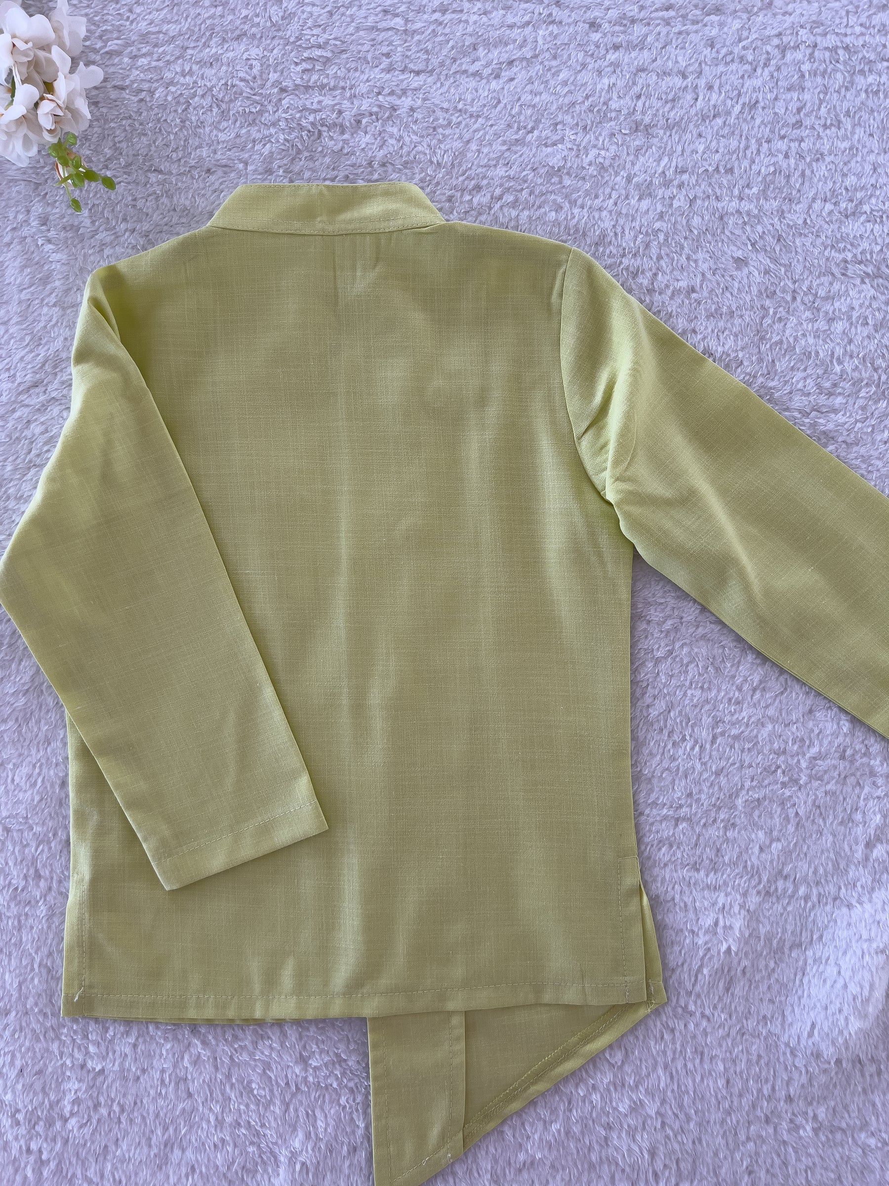 Lemon green deer shirt