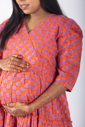 Checkmate dress - Maternity wear