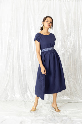 Blue Organza Dress