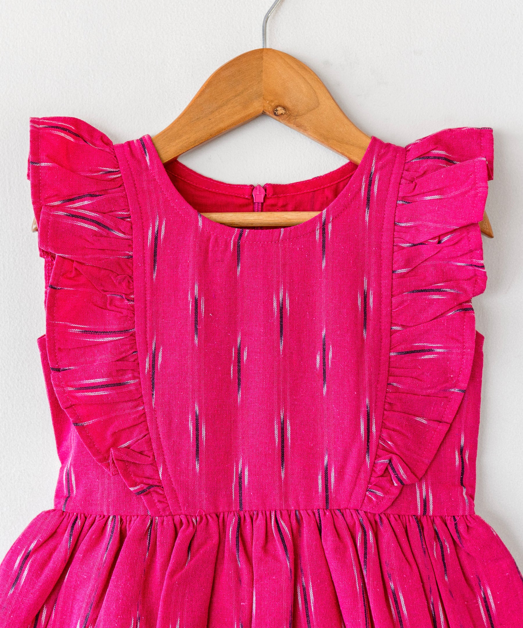 Pink Ikat Frock