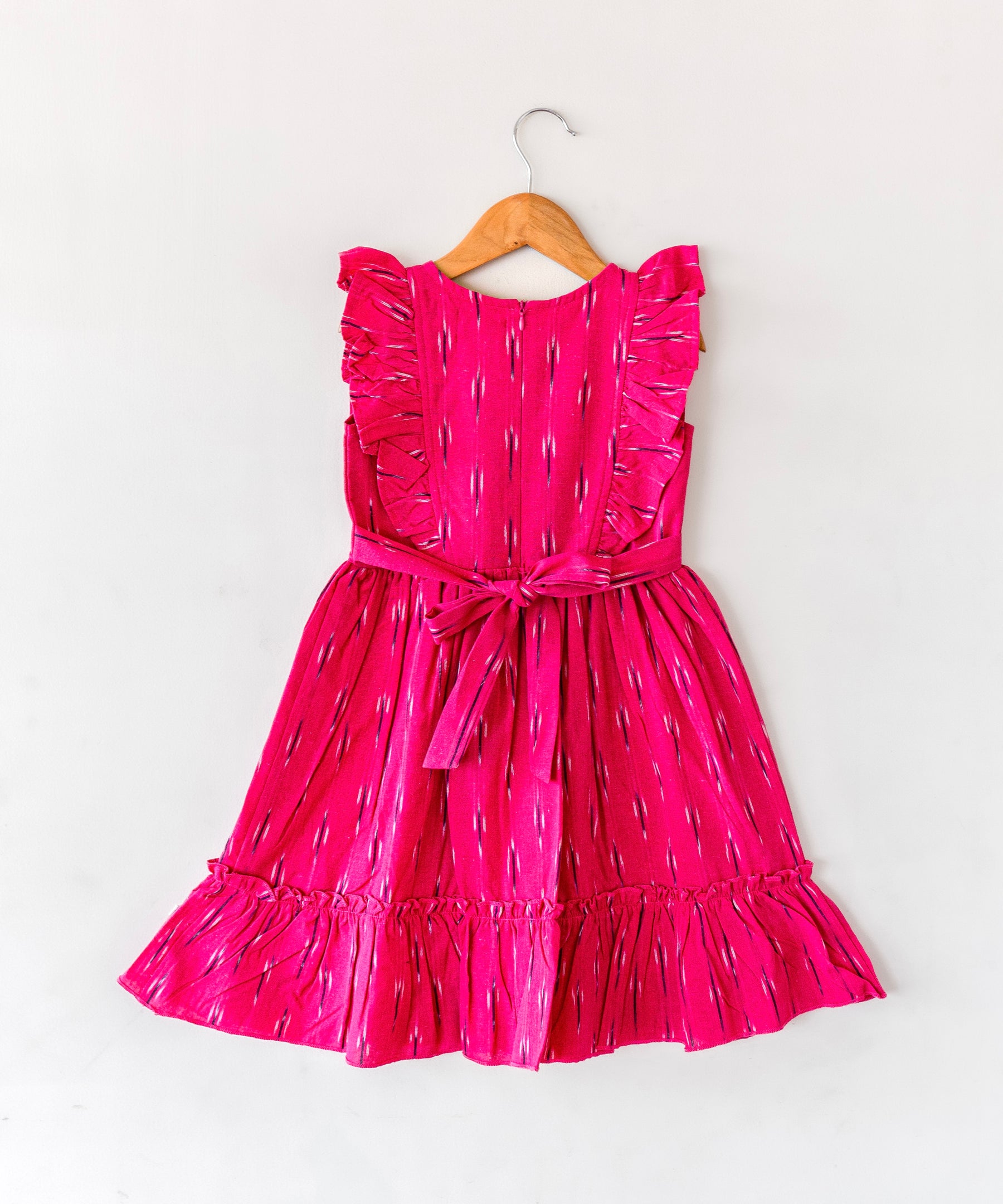 Pink Ikat Frock