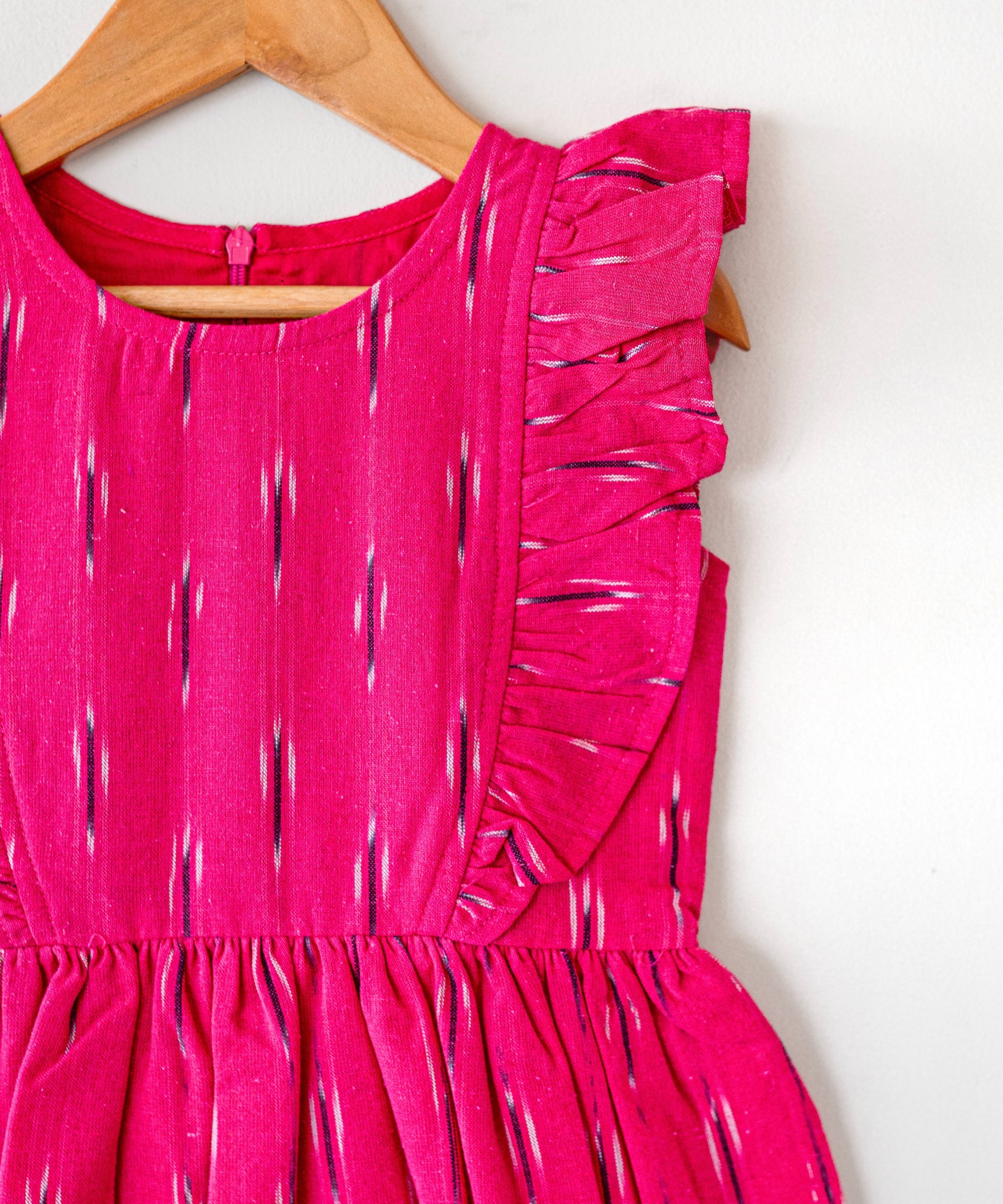 Pink Ikat Frock