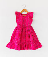 Pink Ikat Frock