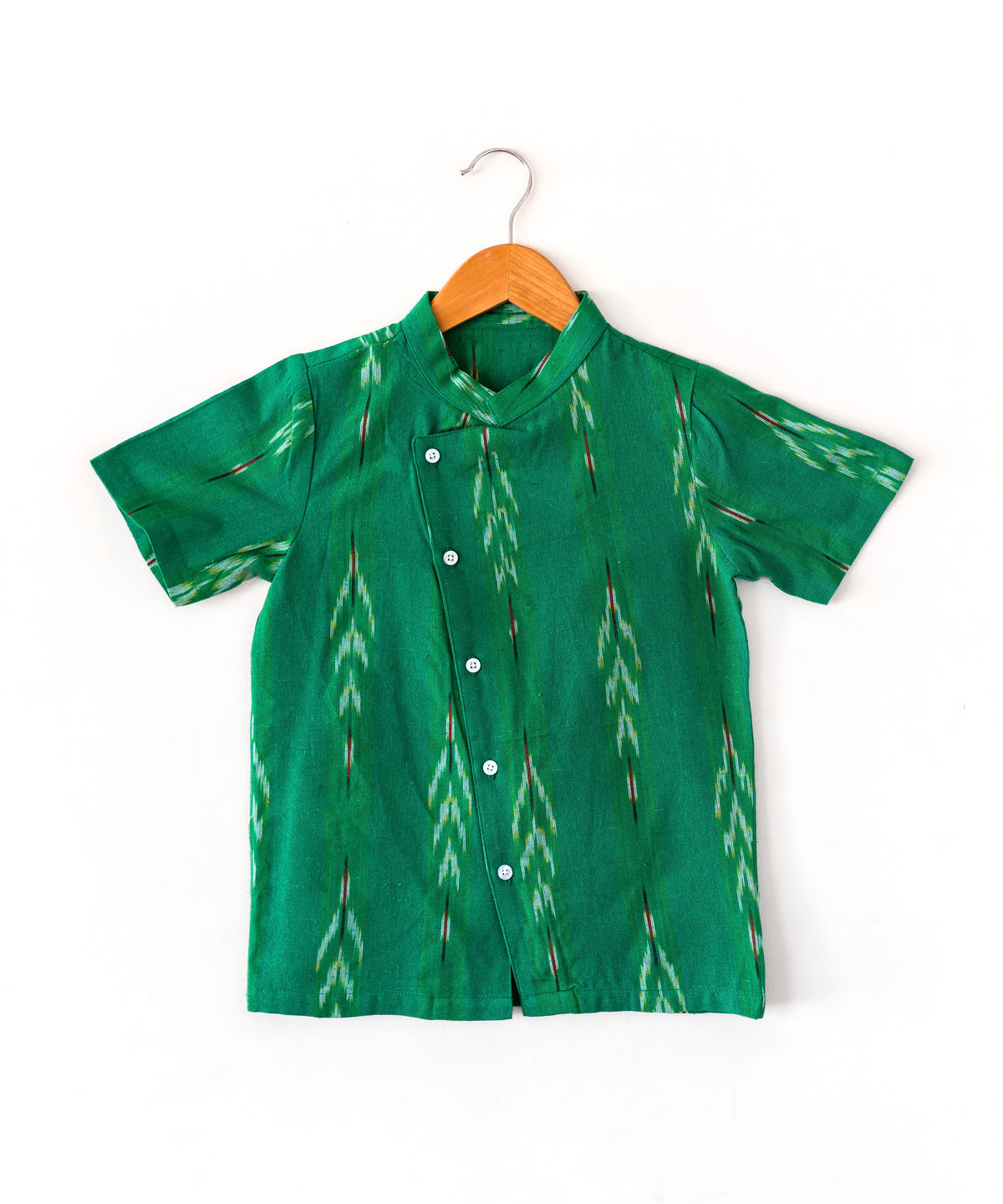 Green Ikat Shirt