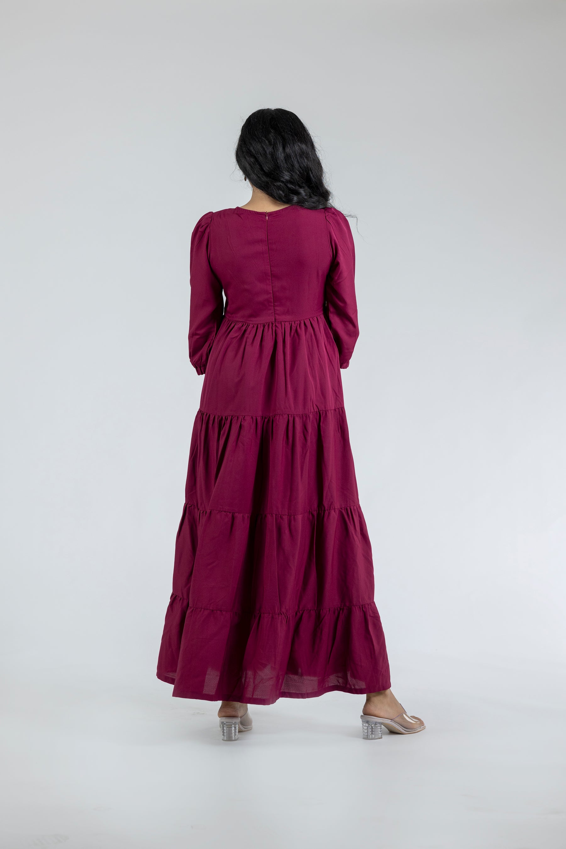 Maroon Bird Maxi