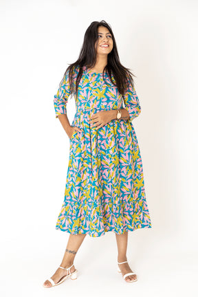 Tropical Leaves Dress