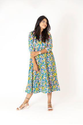 Tropical Leaves Dress