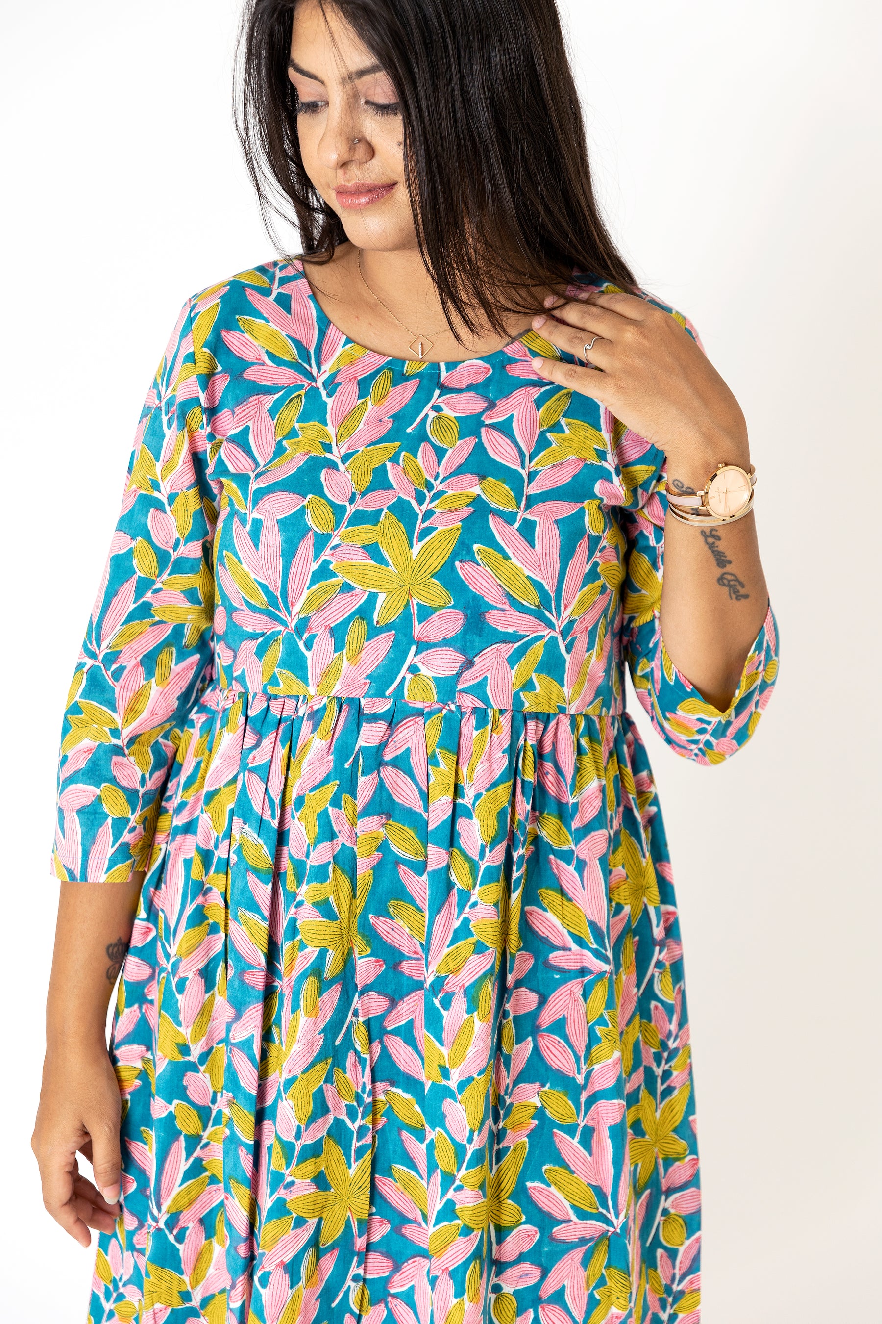 Tropical Leaves Dress