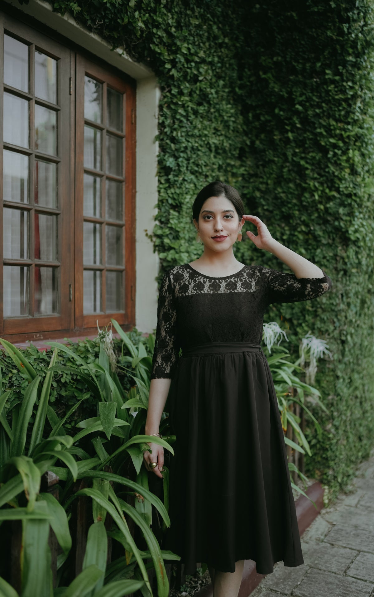 Black Lace Dress