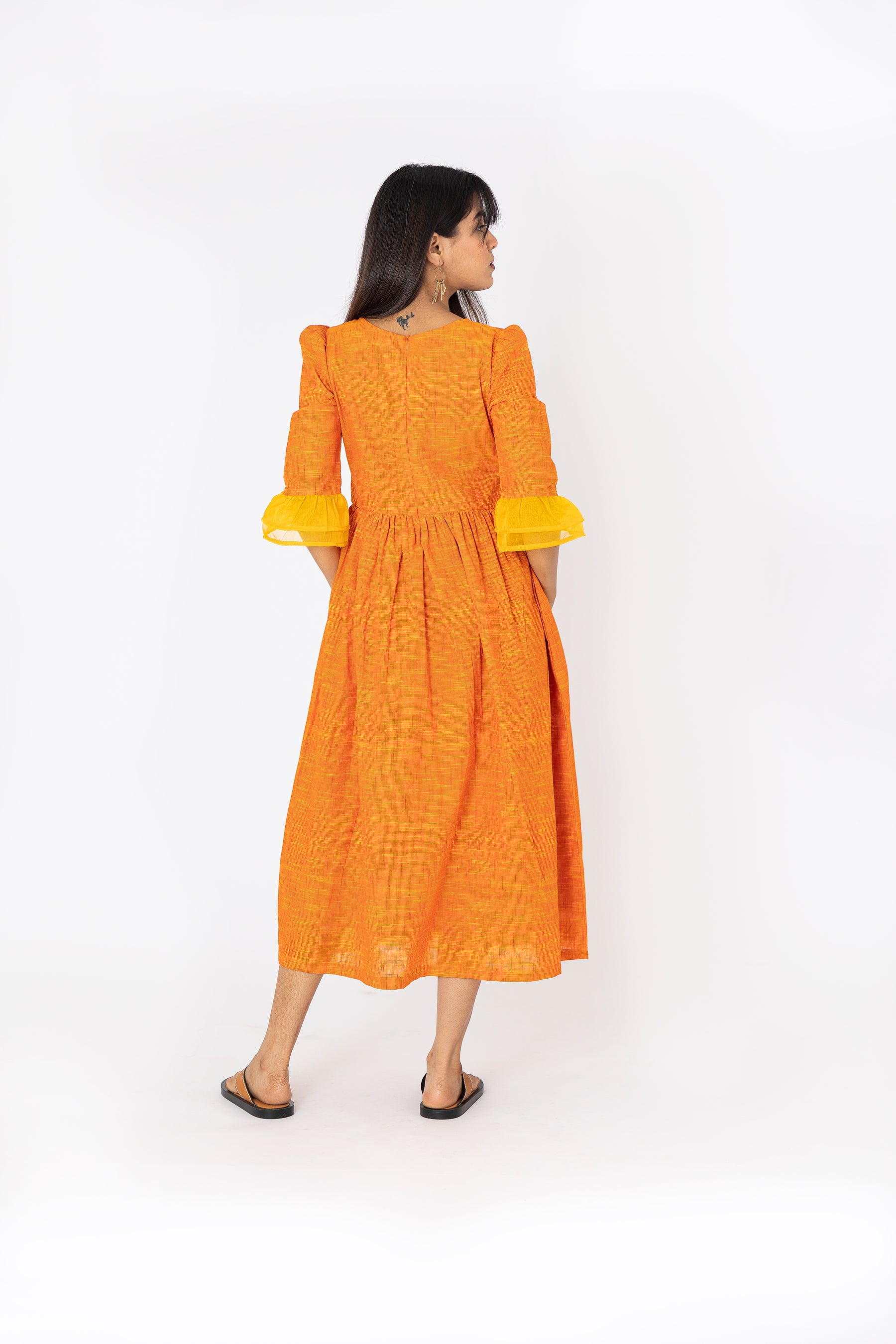 Orange Mittai Dress